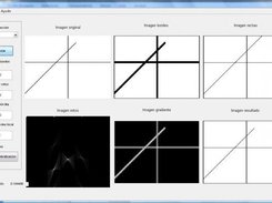 Sample view of "Hough lines" GUI