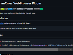 MvvmCross Plugins WebBrowser Screenshot 1