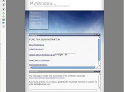 Release 1.0 ( sample start screen with two open window )