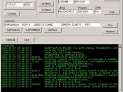 Showing tracing functionality in a simple test application