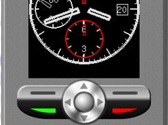 Small screen. Chronograph inactive.