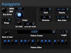 monstrumWaveXL Rev 2.497 Detail: Arpeggiator