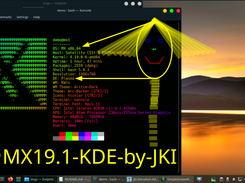 MX Linux 19.1 with KDE Plasma Desktop Environment, by `'Just-Kiss-It'`