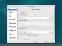 Built-in input method