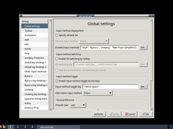Built-in input method
