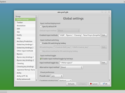 Built-in input method