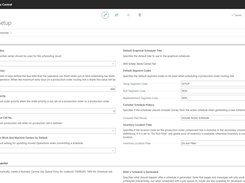 Optimize production schedules with MxAPS Setup. A User-friendly interface simplifies initial configuration for tailored system customization.