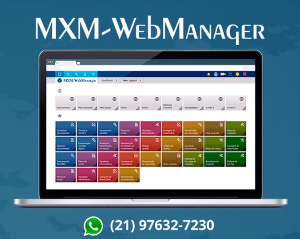 MXM Web Manager Screenshot 1