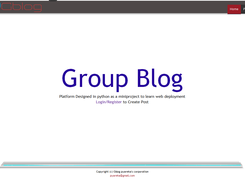 home page