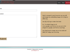 create new post