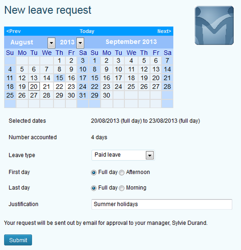 Leave request