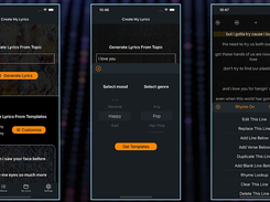 My Lyrics Maker Screenshot 1