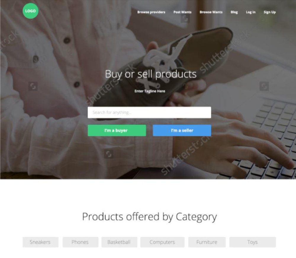 Product Marketplace Home