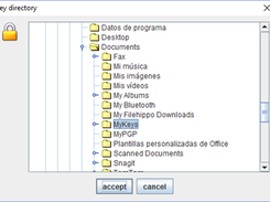 start: select directory folder