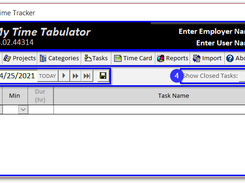 Main Time Entry Form
