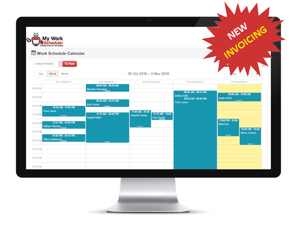 My Work Scheduler Screenshot 1