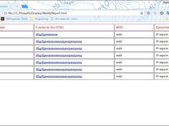 Weekly Reports HTML