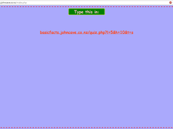 The output of the teacher interface on /teacher.html. A nice big link.