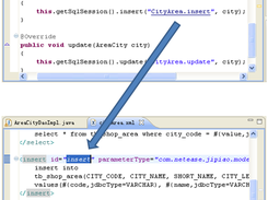 Navigate from Java to XML