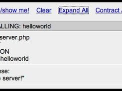 when ajaxObj.debug=1; is set you will get a visual debug 