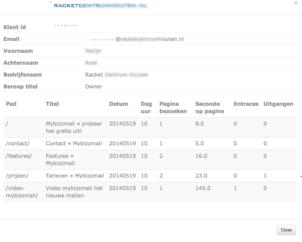 mybizzmail Screenshot 1