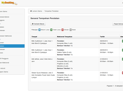 Equipment booking module.