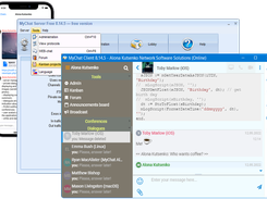 MyChat ecosystem: clients and server