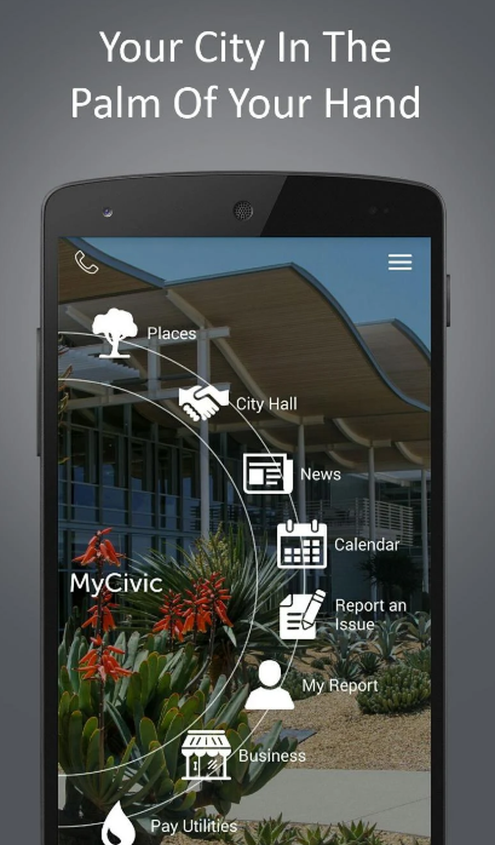 MyCity App Screenshot 1