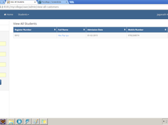Student List Pagge