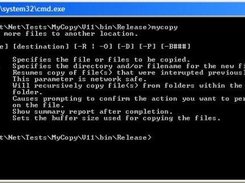 Help screen
