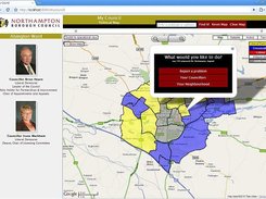 5 - A particular wards councillors and the options menu.