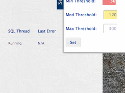 Set your own thresholds!