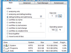 MyDefrag Screenshot 1