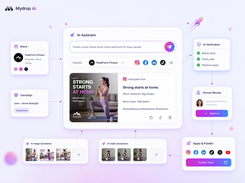 AI content studio A brand-aware AI engine with context already built in Stop re-explaining the brand. Mydrop retains your voice, profiles, media, conversations, and recent work, then converts that context into ready-to-review content.  Brand memory AI engine Complete artifacts Personalized posts Social algorithm fit Text, image & video