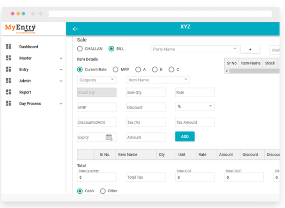 MyEntry Accounting ERP Screenshot 1