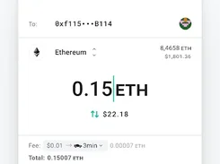 Send and receive ETH