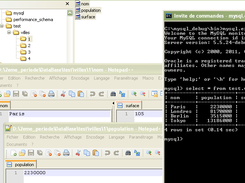 Display of data (MySQL query, subdirectories and files)