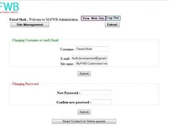 MyFWB Administration - Editing Extras info