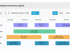 Employee summary report