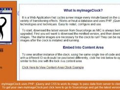 myImageClock in a Webpage Side-Column