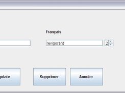 Windows to modify word in database