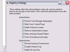 Typical settings-page