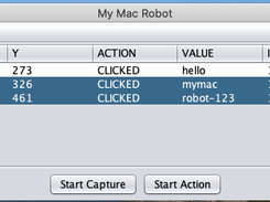 copy, paste, delete actions