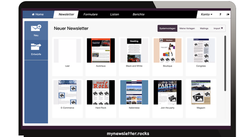 MyNewsletter.rocks Screenshot 1