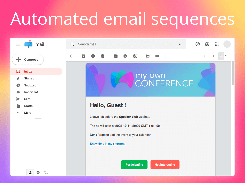 Automated email sequences! Want to maximize attendance? Setup automated email invites and reminders in seconds. People are lazy, make joining hassle-free.