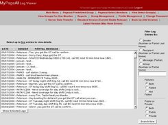 Find a log entry to view.