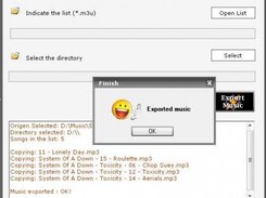 Exported music