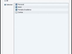 Config window for Google Calendar sync