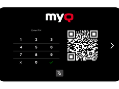 Simplified login via PIN or QR code for mobile devices access.