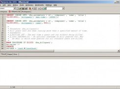 MyQuery main window with tabbed editing